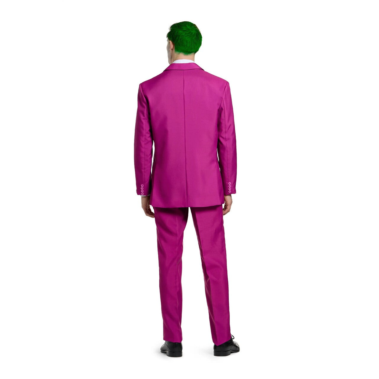 Op deze afbeelding zie je een Kostuums, van het merk Suitmeister. Chique Ruby Red Joker Man Kostuum