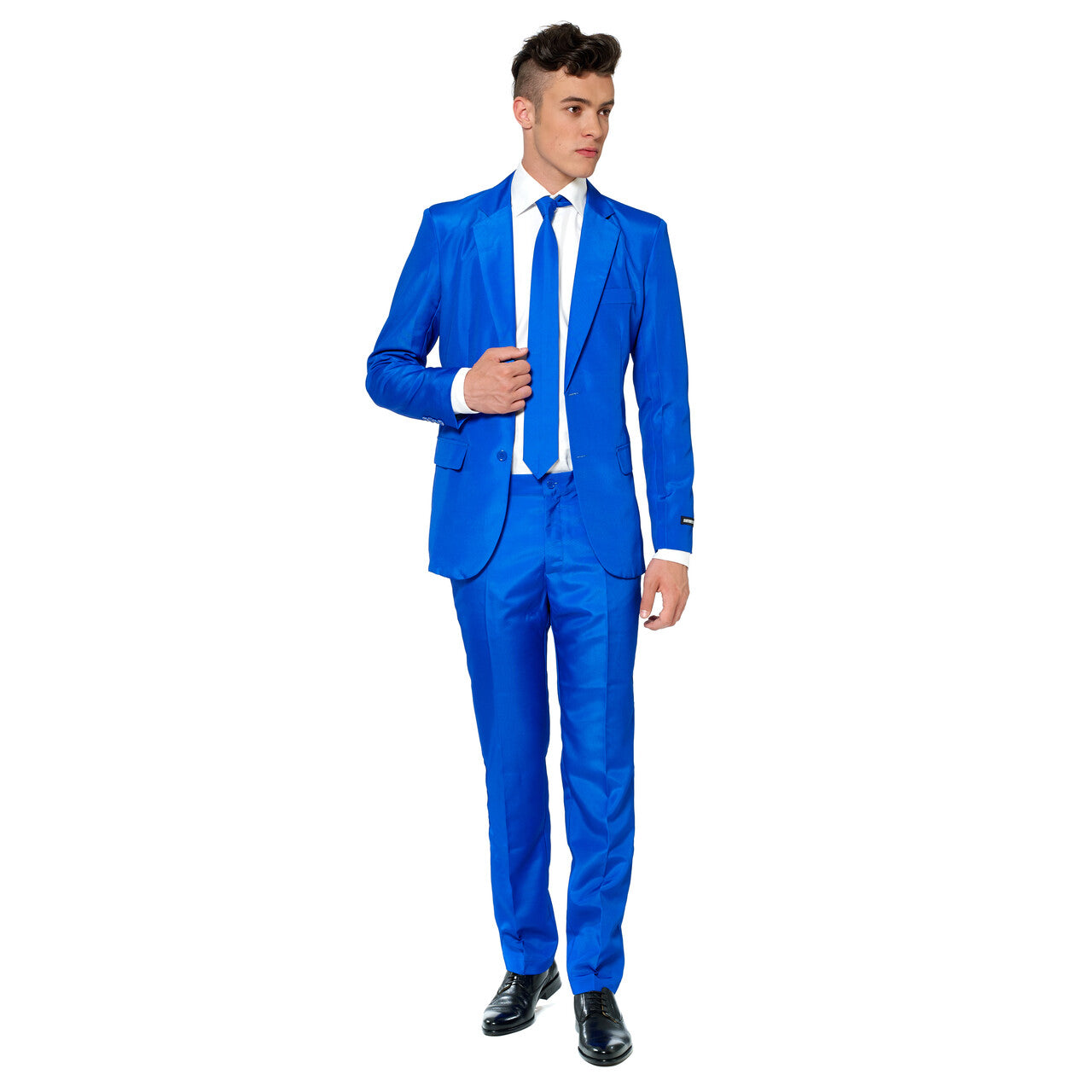 Op deze afbeelding zie je een Kostuums, van het merk Suitmeister. Royal Solid Blue Suitmeister Man Kostuum