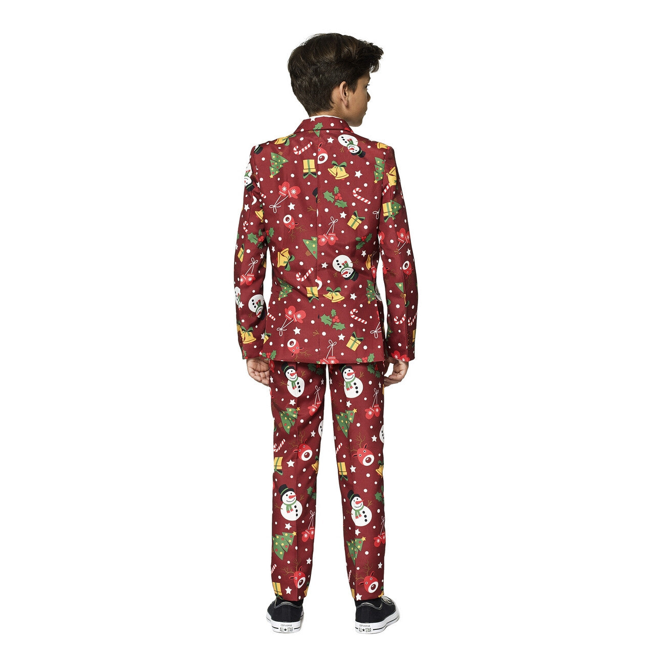Op deze afbeelding zie je een Kostuums, van het merk Suitmeister. Rood Fonkelend Kerstmis Symbolen Jongen Kostuum