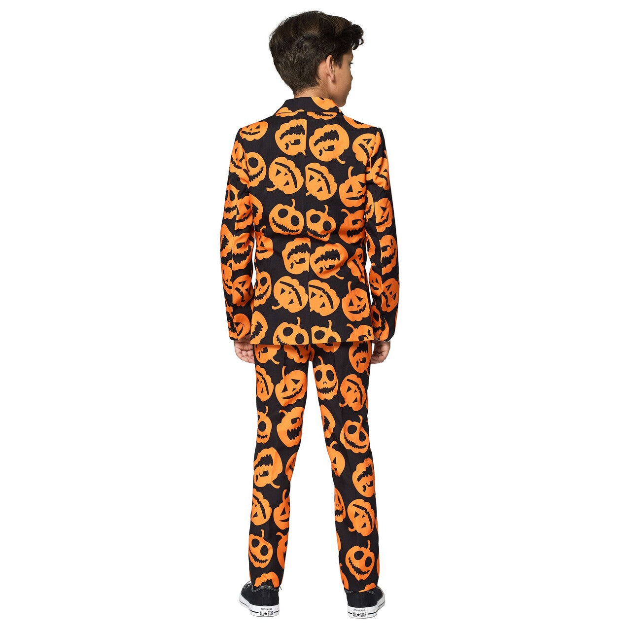 Op deze afbeelding zie je een Kostuums, van het merk Suitmeister. Boys Pumpkin Faces Jongen Kostuum