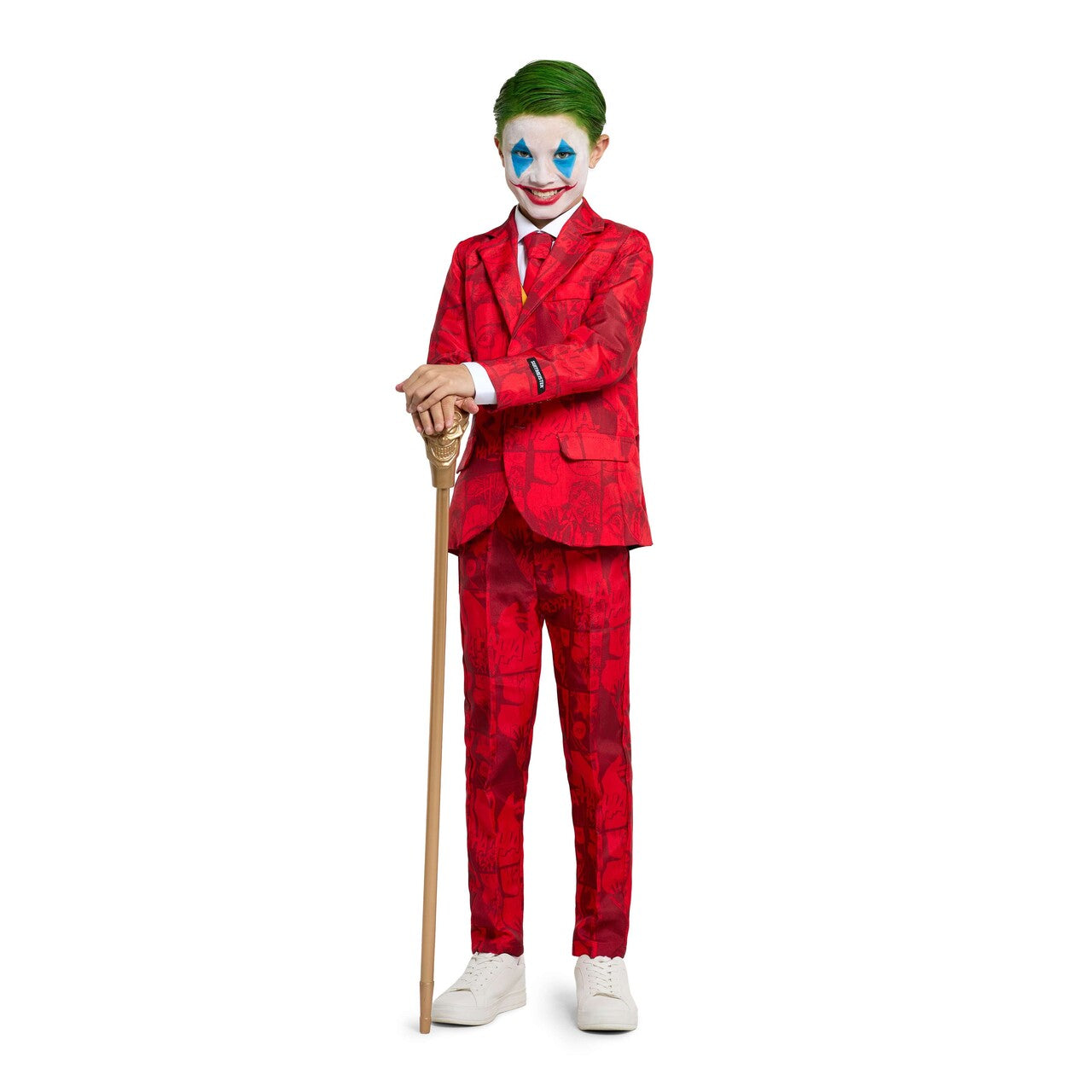 Op deze afbeelding zie je een Kostuums, van het merk Suitmeister. Scarlet Joker™ Boys Jongen Kostuum