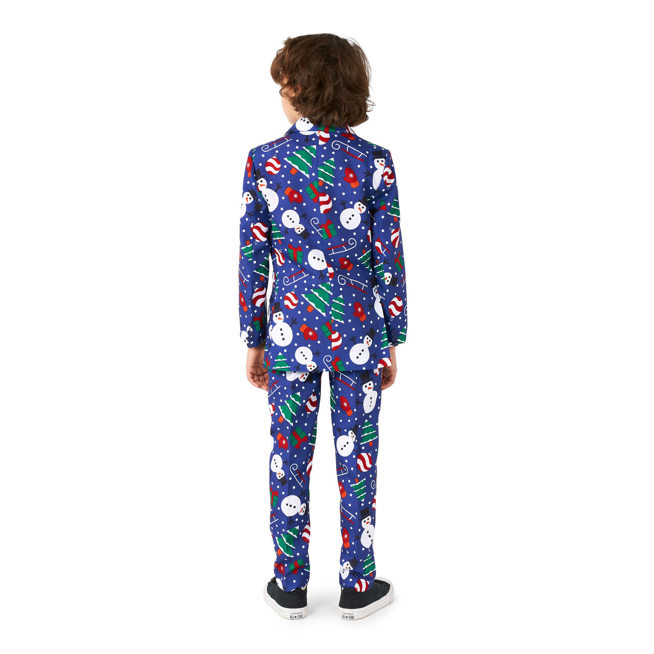 Op deze afbeelding zie je een Kostuums, van het merk Suitmeister. Boys Christmas Snowman Blauw Jongen Kostuum