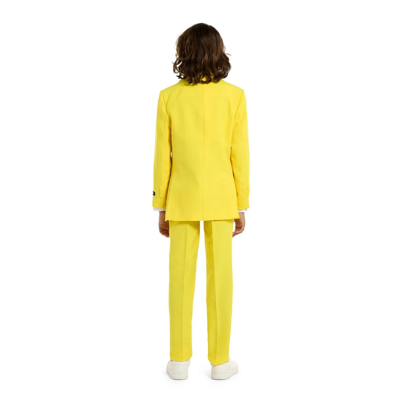 Op deze afbeelding zie je een Kostuums, van het merk Opposuits. Summer Solid Yellow Jongen Kostuum