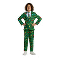 Boys Christmas Green Tree - Light Up Jongen Kostuum