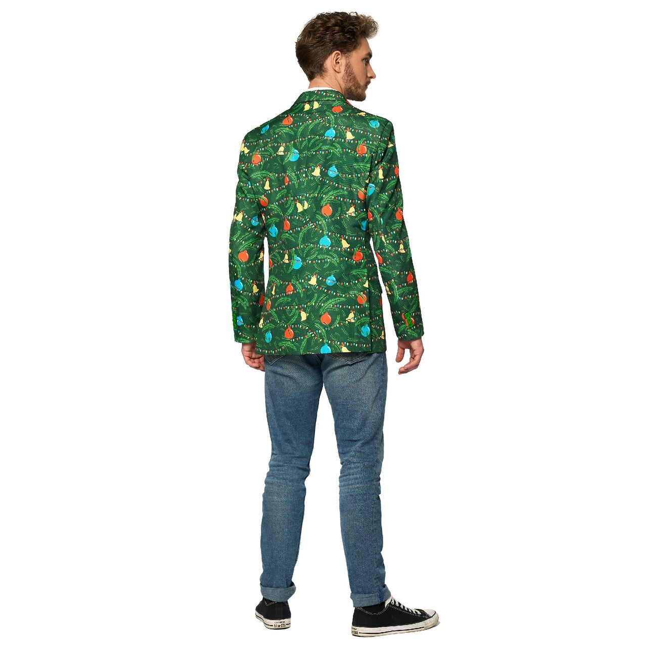 Op deze afbeelding zie je een Kostuums, van het merk Suitmeister. Christmas Green Tree - Light Up Man