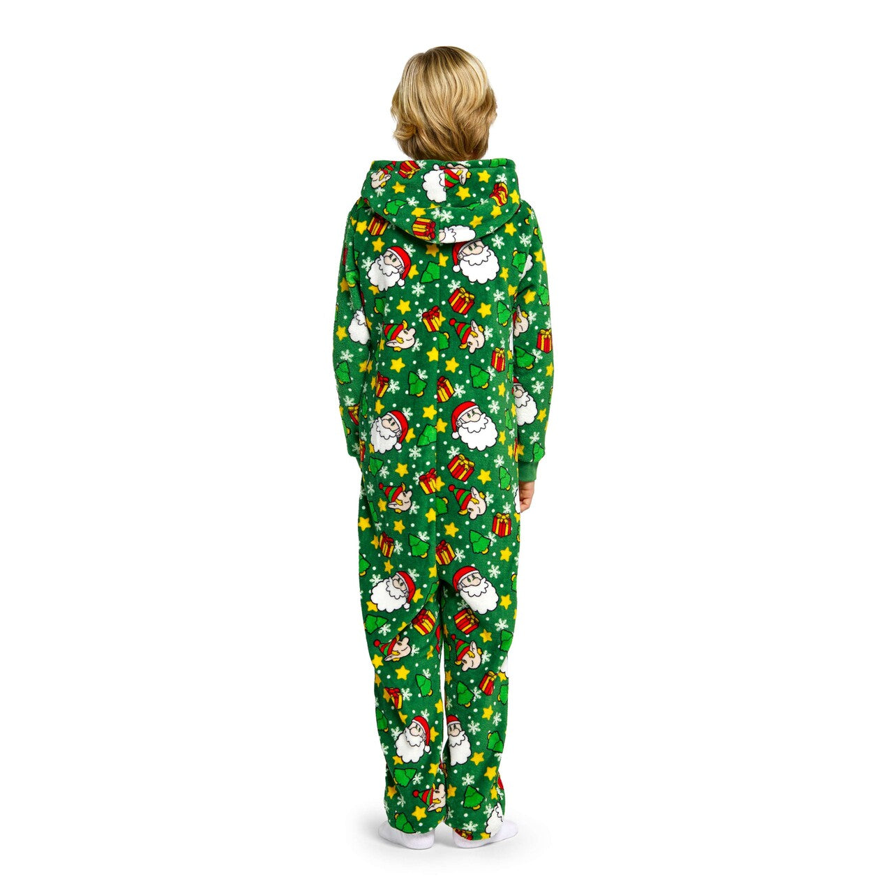 Op deze afbeelding zie je een Kostuums, van het merk Suitmeister. Boys Santa Elves Green Jongen Kostuum