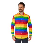 Op deze afbeelding zie je een Kostuums, van het merk Suitmeister. Rainbow Man Kostuum