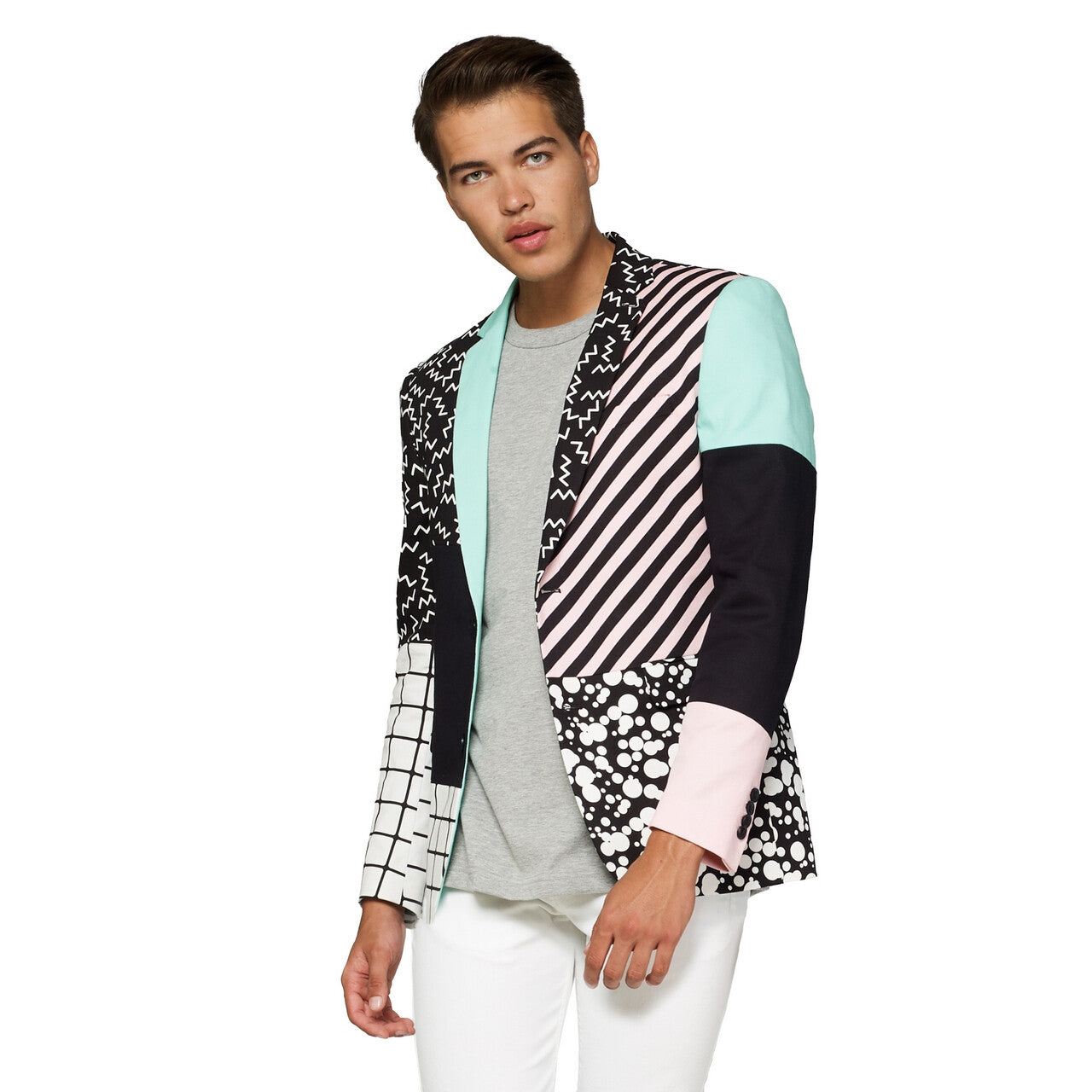 Op deze afbeelding zie je een Kostuums, van het merk Opposuits. Cut En Sew Modieuze Blazer Man