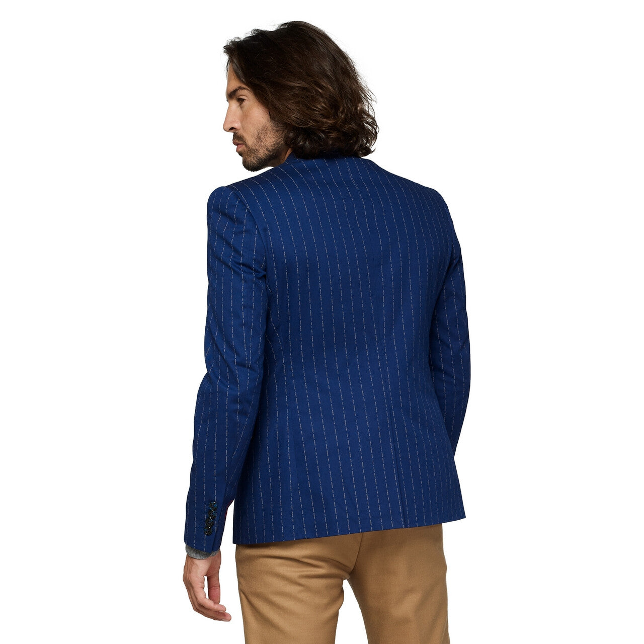 Op deze afbeelding zie je een Kostuums, van het merk Opposuits. Washed Navy Captain Octoblue Jas Man