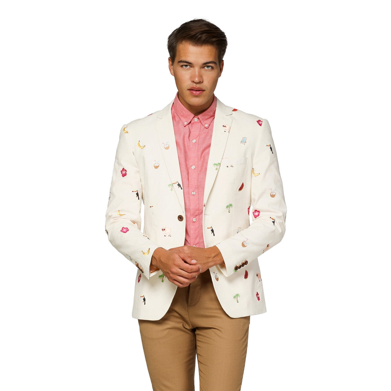 Op deze afbeelding zie je een Kostuums, van het merk Opposuits. Tropical Summer Icons Festival Party Man