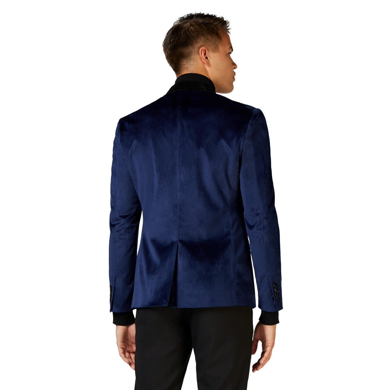 Op deze afbeelding zie je een Kostuums, van het merk Opposuits. Luxe Statige Gala Jas Diepblauw Man