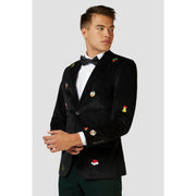 Op deze afbeelding zie je een Kostuums, van het merk Opposuits. Christmas X-Mas Icons Favorite Zwart Man