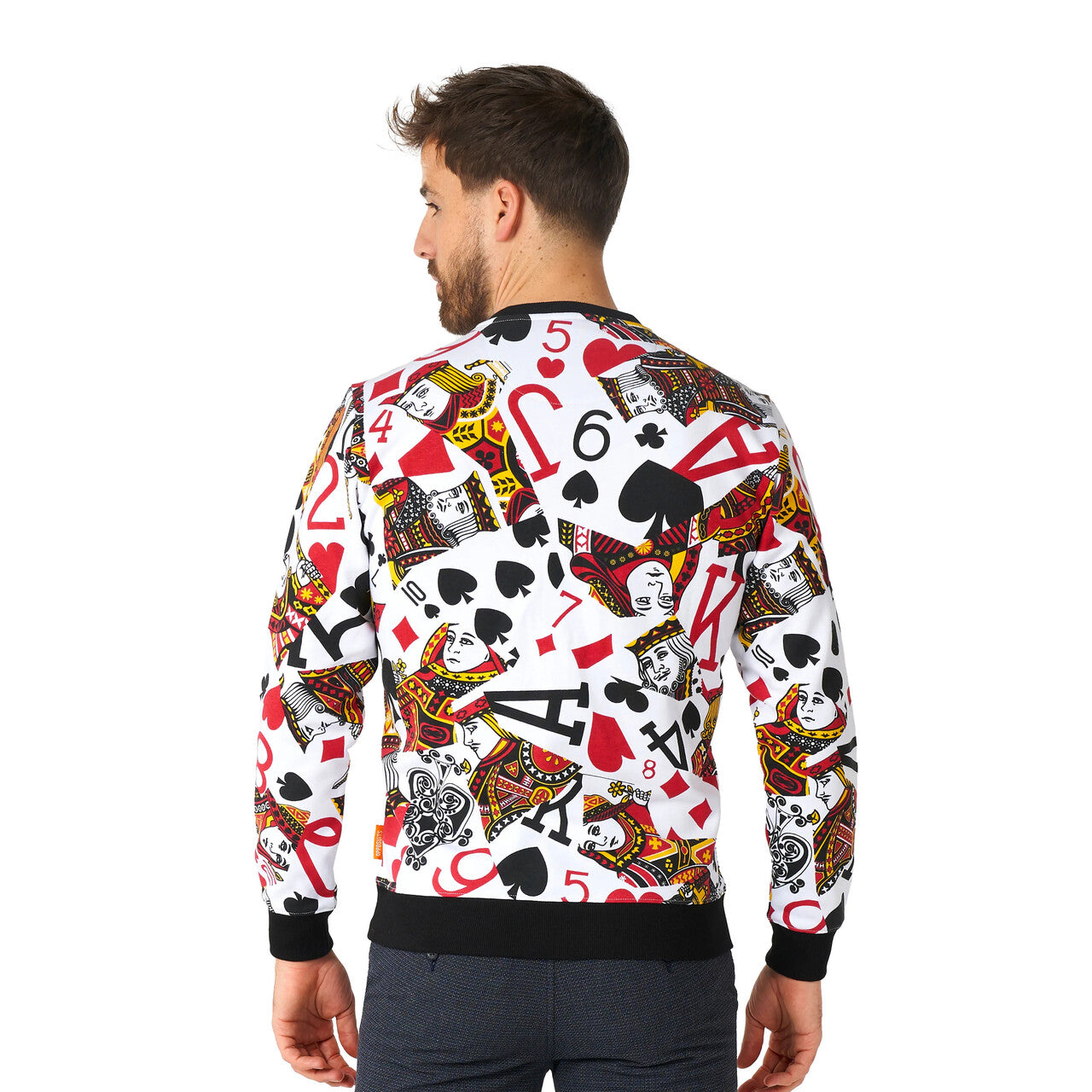 Op deze afbeelding zie je een Kostuums, van het merk Opposuits. Hartenjager Deck Of Cards Man