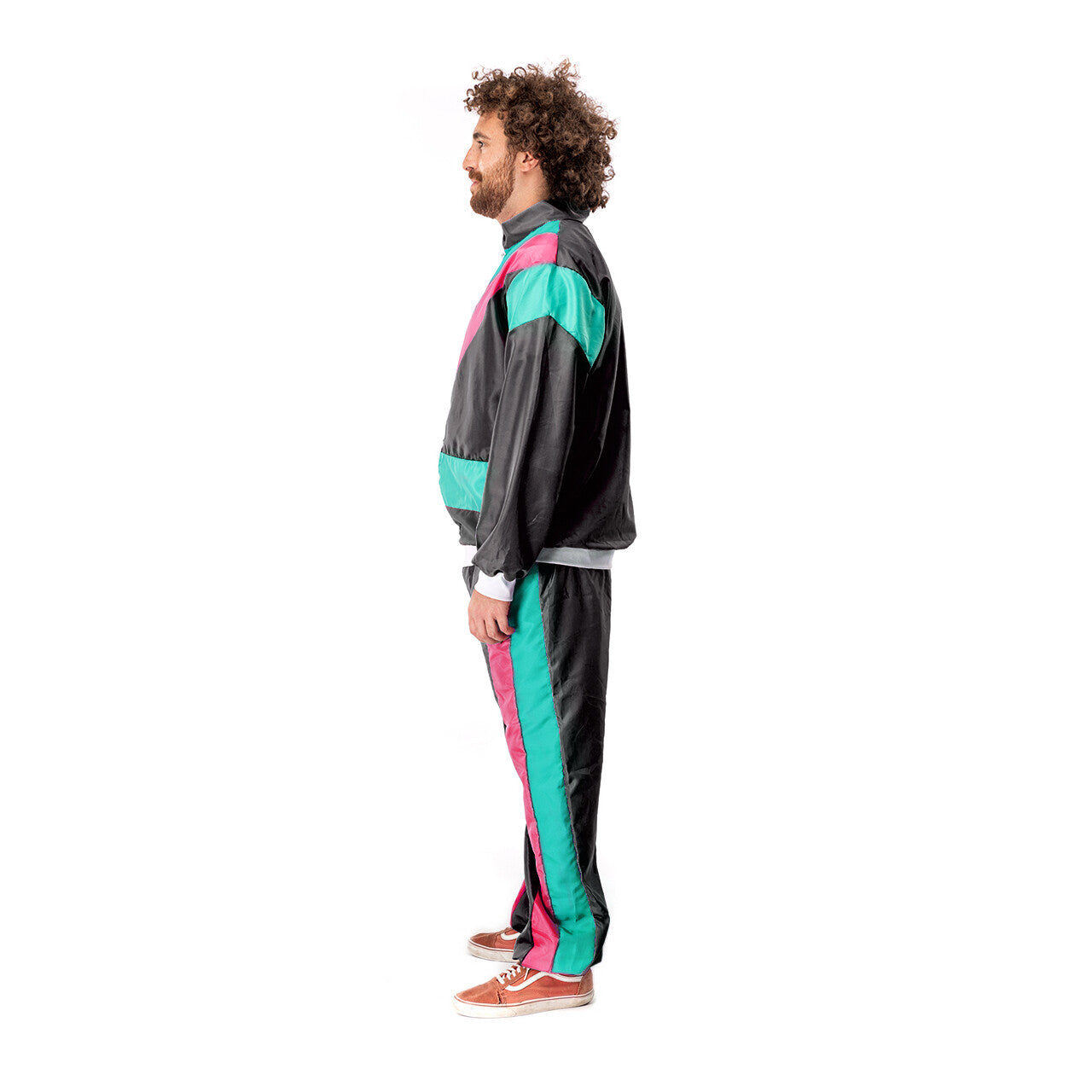 Op deze afbeelding zie je een Kostuums, van het merk Original Replicas. 80s Trainingspak Apollo Man Kostuum