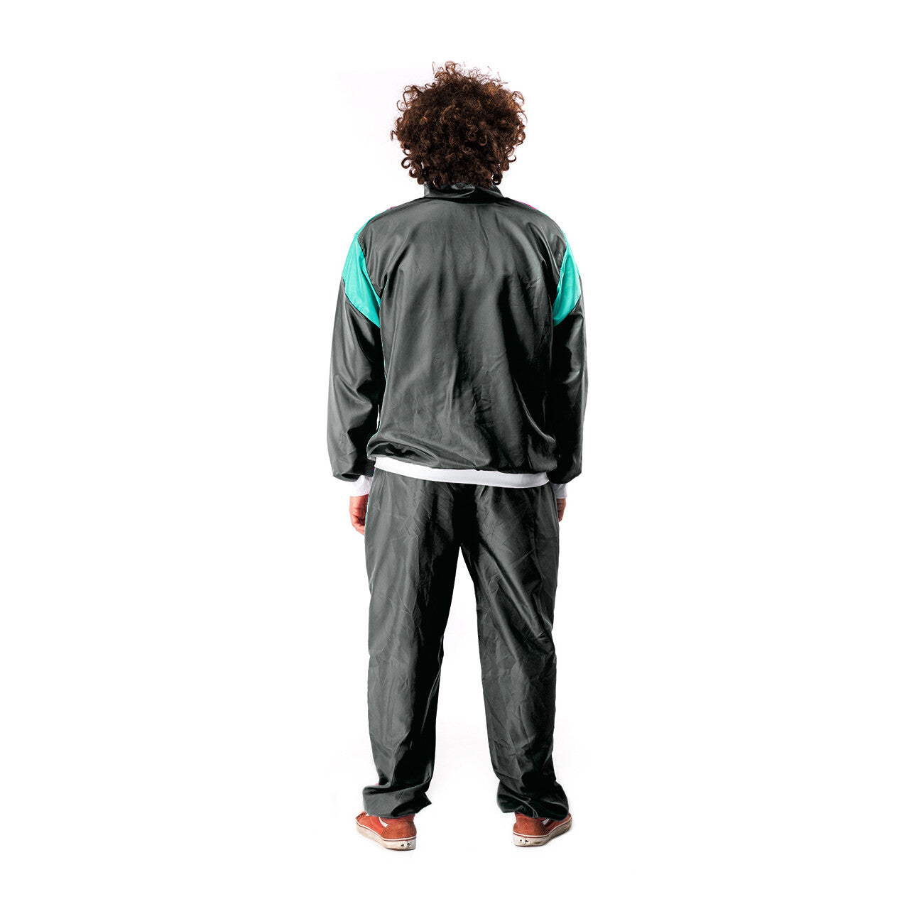 Op deze afbeelding zie je een Kostuums, van het merk Original Replicas. 80s Trainingspak Apollo Man Kostuum