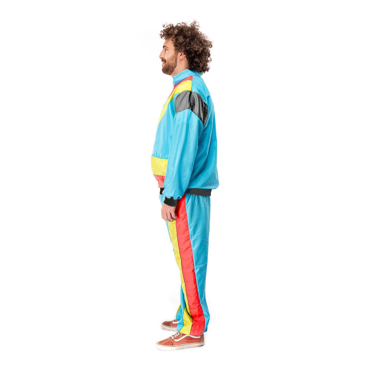 Op deze afbeelding zie je een Kostuums, van het merk Original Replicas. 80s Trainingspak Nasa Carnaval Man Kostuum
