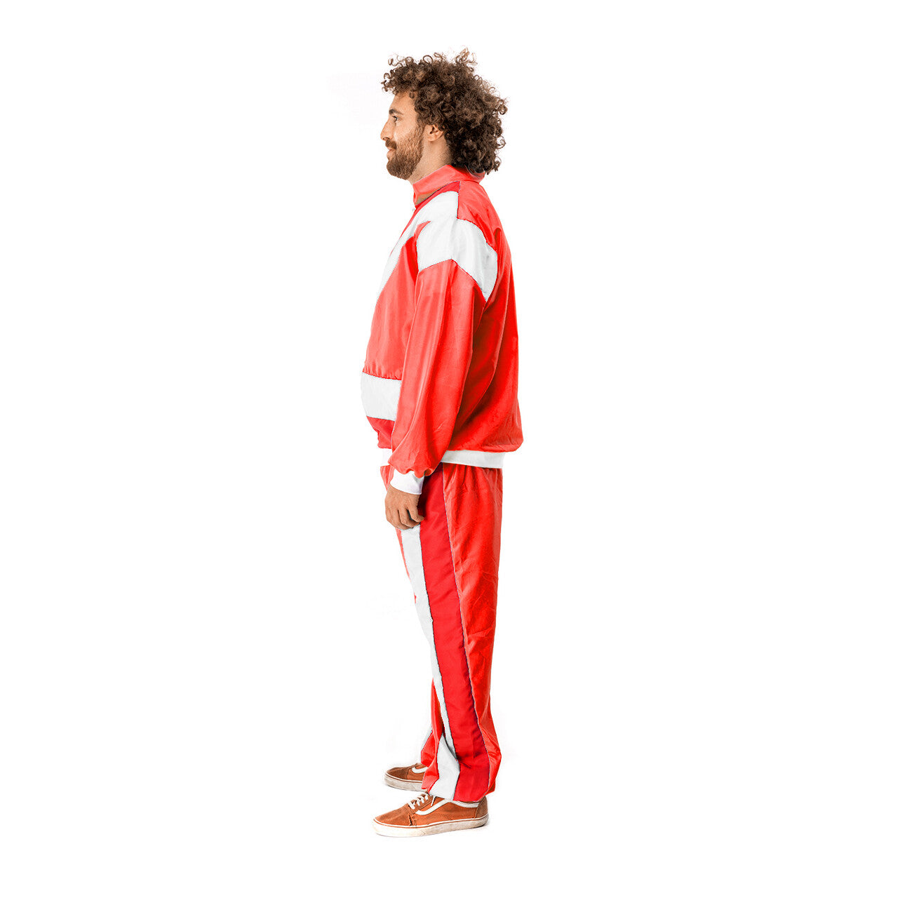 Op deze afbeelding zie je een Kostuums, van het merk Original Replicas. 80s Trainingspak Mees Mestreech Man Kostuum
