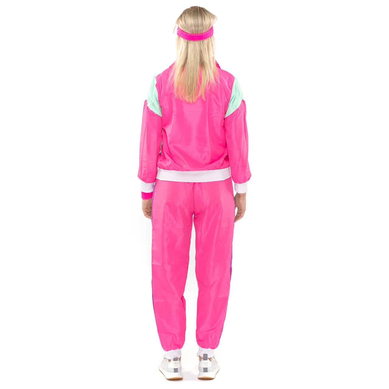 Op deze afbeelding zie je een Kostuums, van het merk Original Replicas. 80s Trainingspak Shining Shirley Vrouw Kostuum