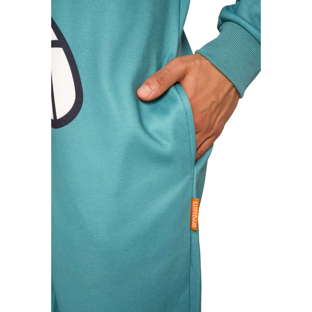 Op deze afbeelding zie je een Kostuums, van het merk Opposuits. Plankton Onesie - Spongebob Squarepants™ Man Kostuum