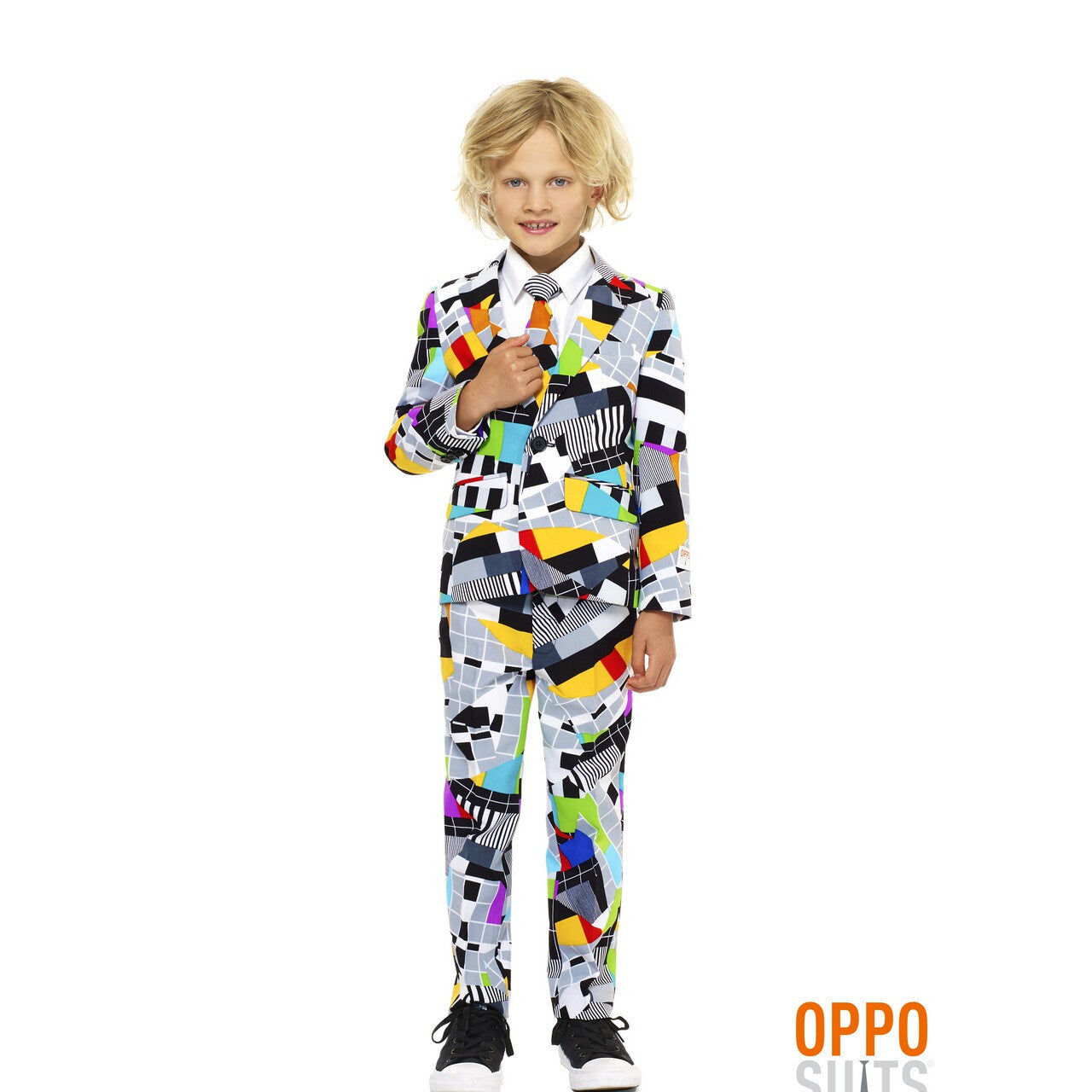 Op deze afbeelding zie je een Kostuums, van het merk Opposuits. Testival Testbeeld Opposuit Jongen Kostuum