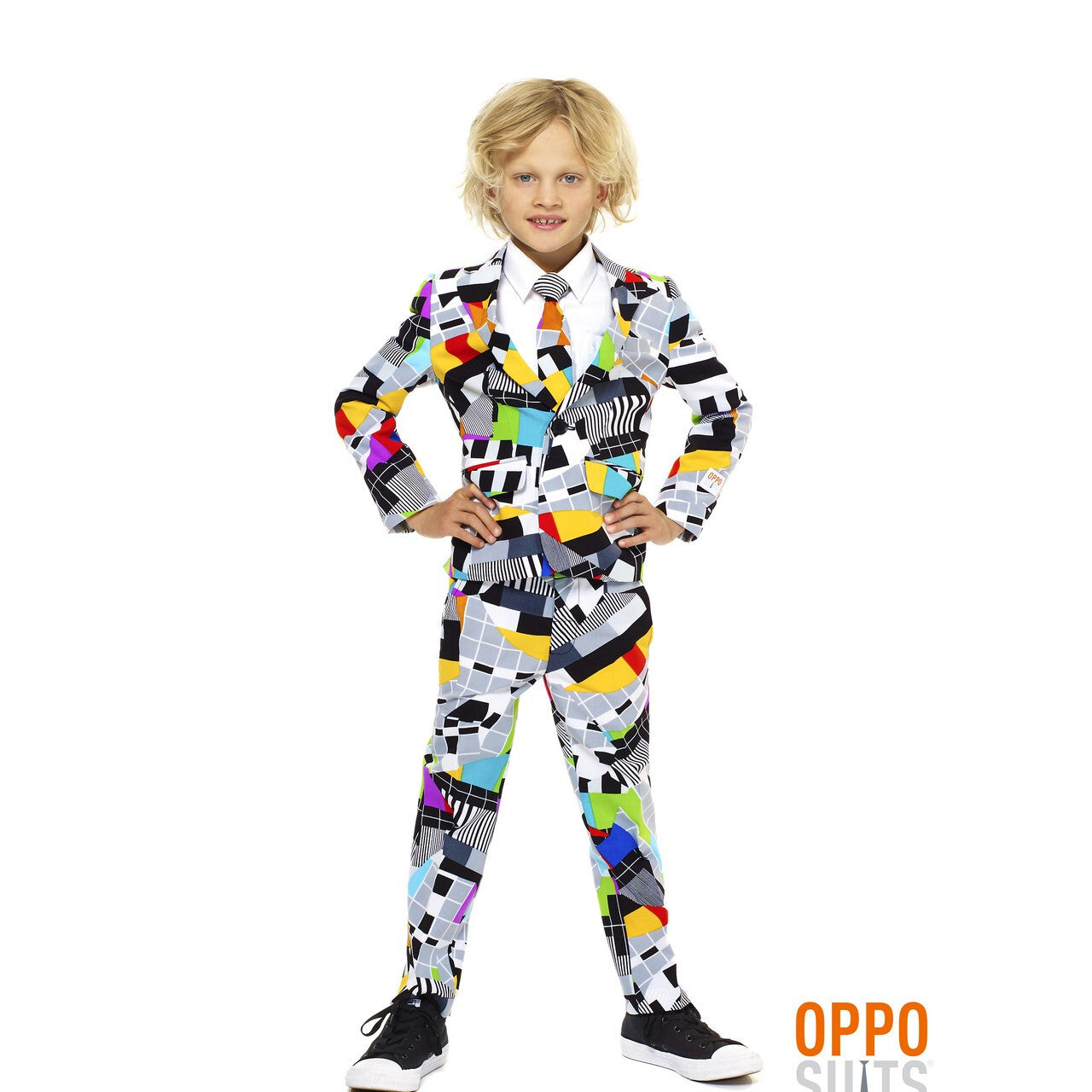 Op deze afbeelding zie je een Kostuums, van het merk Opposuits. Testival Testbeeld Opposuit Jongen Kostuum