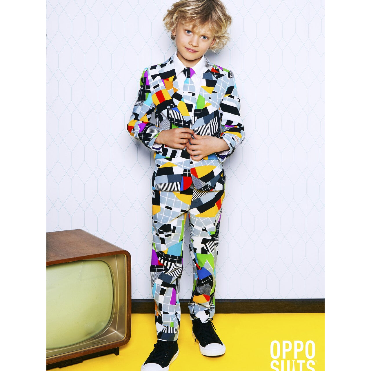 Op deze afbeelding zie je een Kostuums, van het merk Opposuits. Testival Testbeeld Opposuit Jongen Kostuum