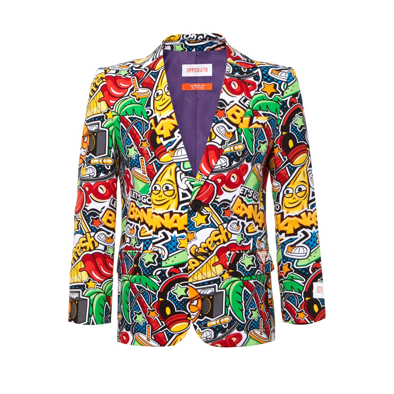 Op deze afbeelding zie je een Kostuums, van het merk Opposuits. Hippe Street Wise Stijl Jongen Kostuum