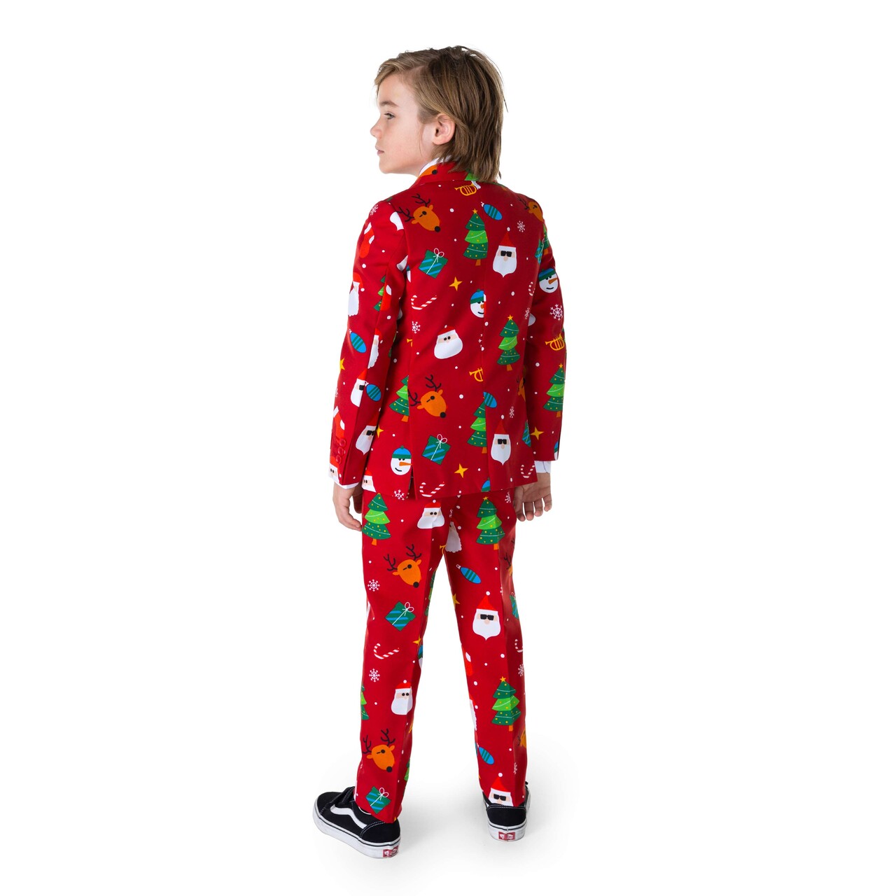 Op deze afbeelding zie je een Kostuums, van het merk Opposuits. Boys Festivity Red Jongen Kostuum