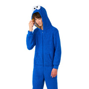 Op deze afbeelding zie je een Kostuums, van het merk Opposuits. Cookie Monster™ Teen Onesie Kind Kostuum