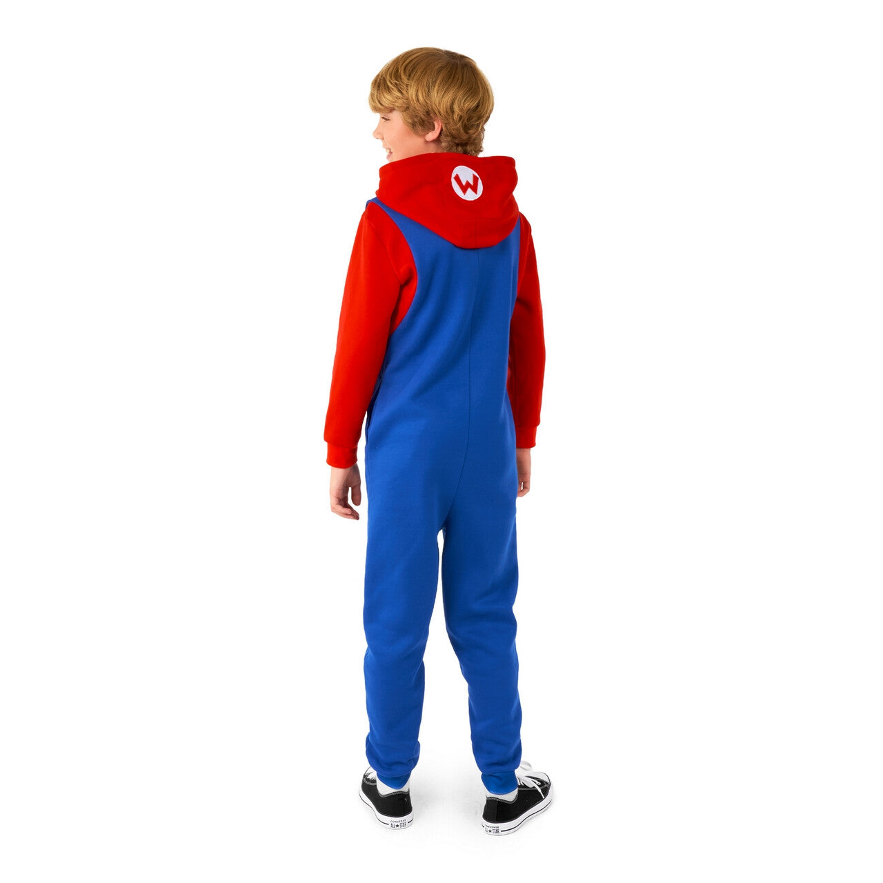 Op deze afbeelding zie je een Kostuums, van het merk Opposuits. Super Mario™ Level Up Teen Jongen Kostuum
