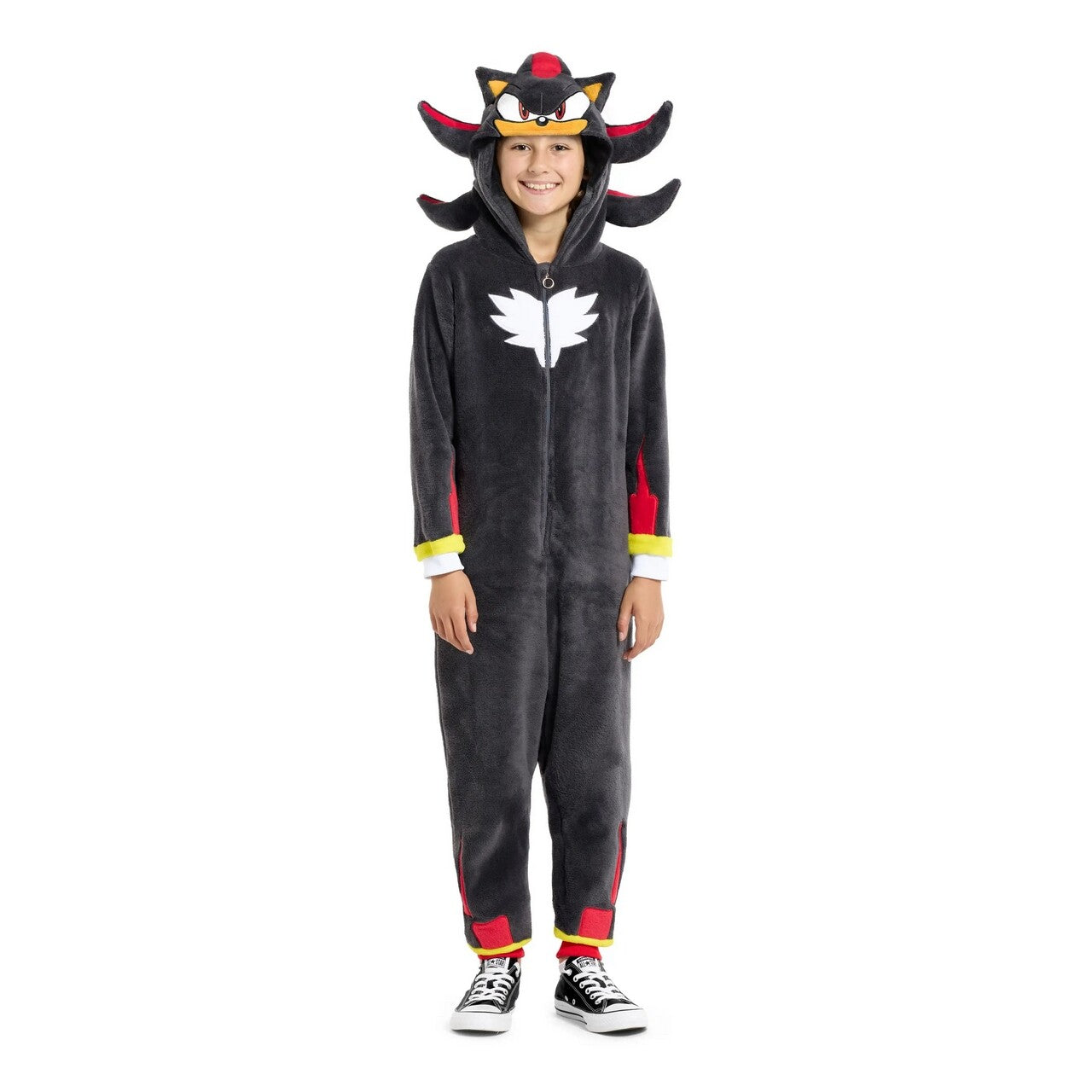 Op deze afbeelding zie je een Kostuums, van het merk Opposuits. High Power Level Shadow Jongen Kostuum
