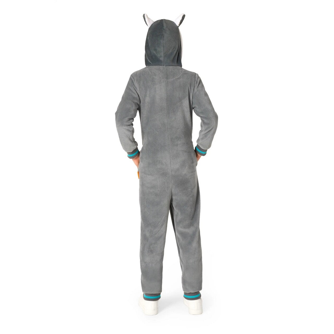 Op deze afbeelding zie je een Kostuums, van het merk Opposuits. Lola Lemur Relax Onesie Kind Kostuum