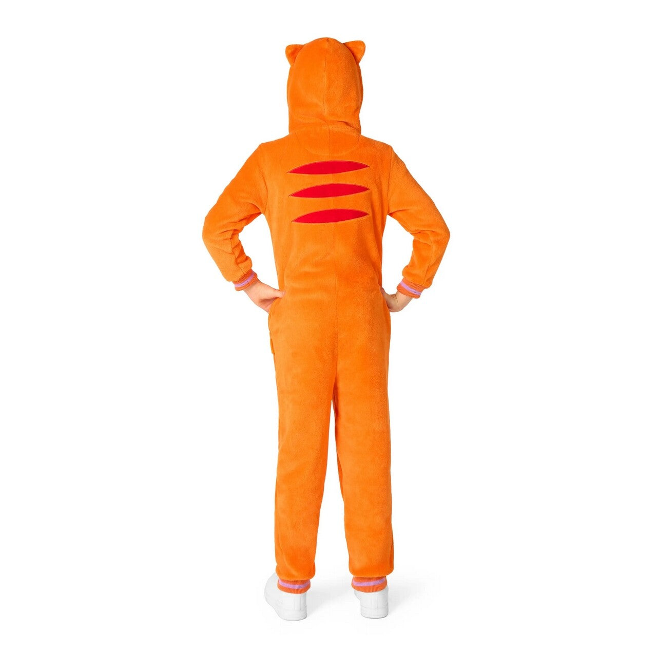 Op deze afbeelding zie je een Kostuums, van het merk Opposuits. Oranje Knuffel Kat Onesie Kind Kostuum