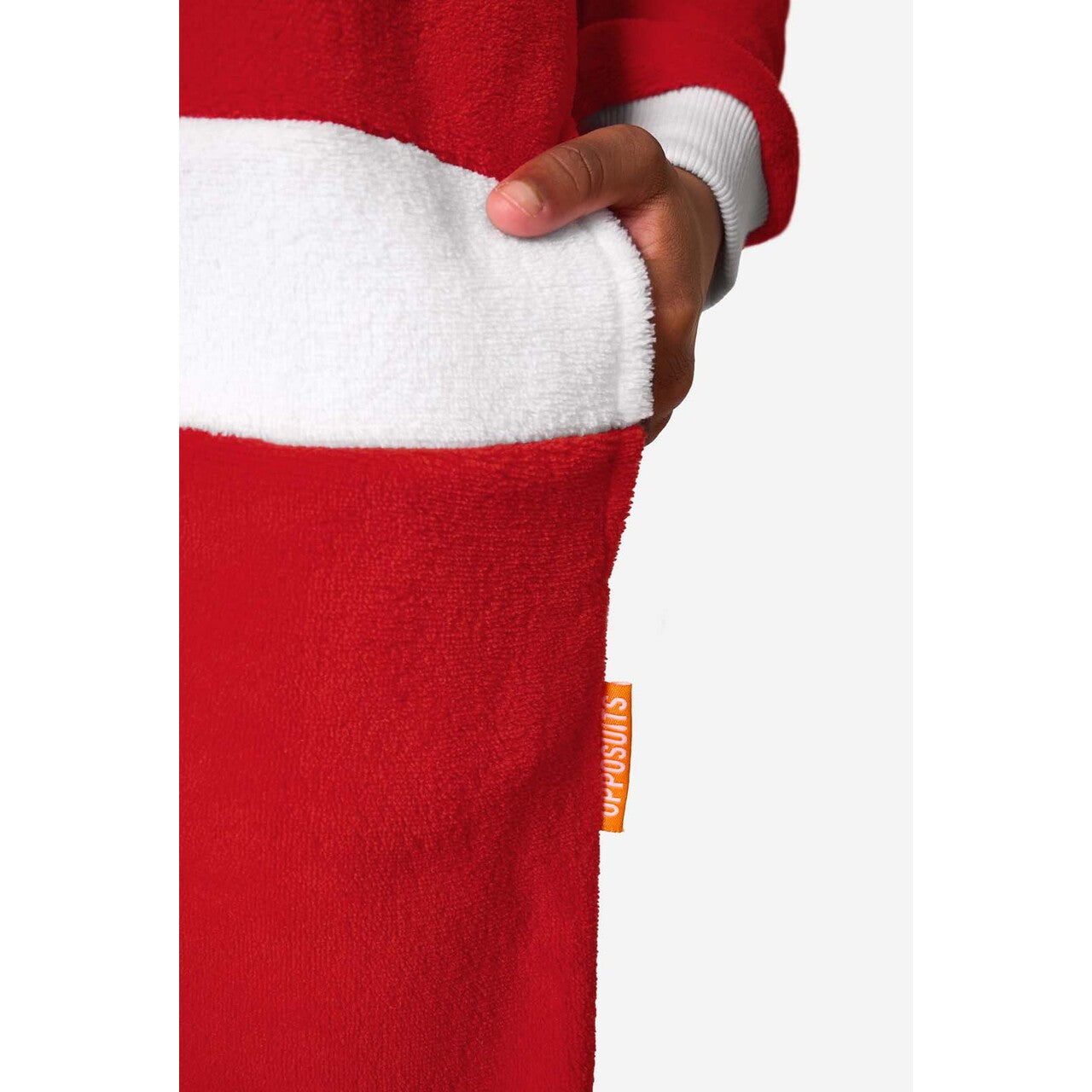Op deze afbeelding zie je een Kostuums, van het merk Opposuits. Boys Merry Jinglejoy - Santa Jongen Kostuum
