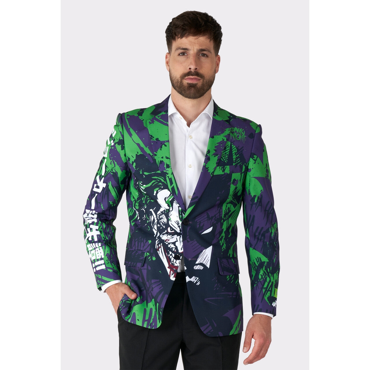Op deze afbeelding zie je een Kostuums, van het merk Opposuits. Battle Batman™ Vs Joker™ Colbert