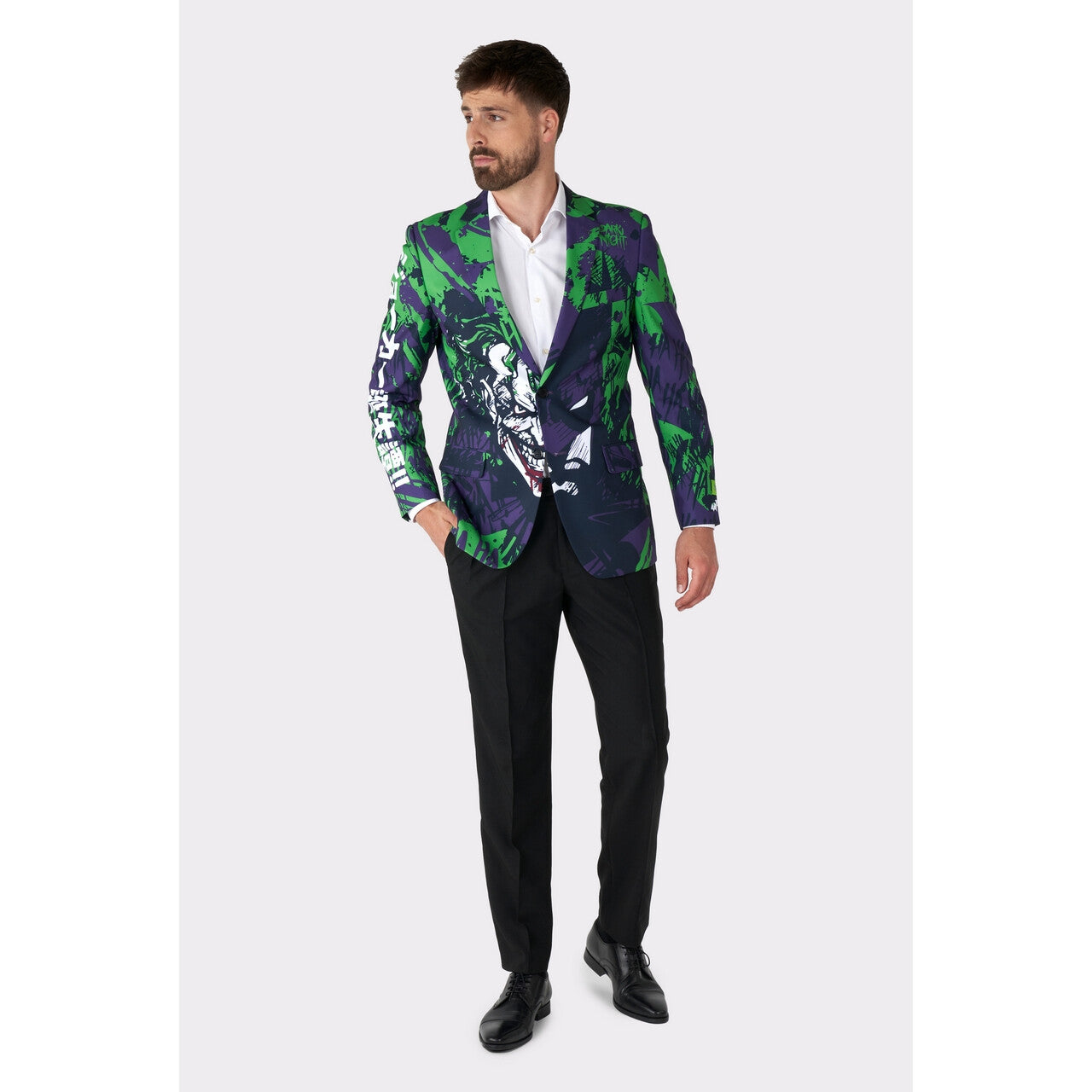 Op deze afbeelding zie je een Kostuums, van het merk Opposuits. Battle Batman™ Vs Joker™ Colbert