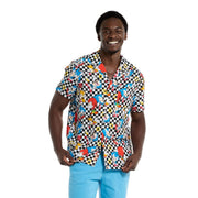Op deze afbeelding zie je een Kostuums, van het merk Opposuits. Sonic Retro Rings Blouse Man