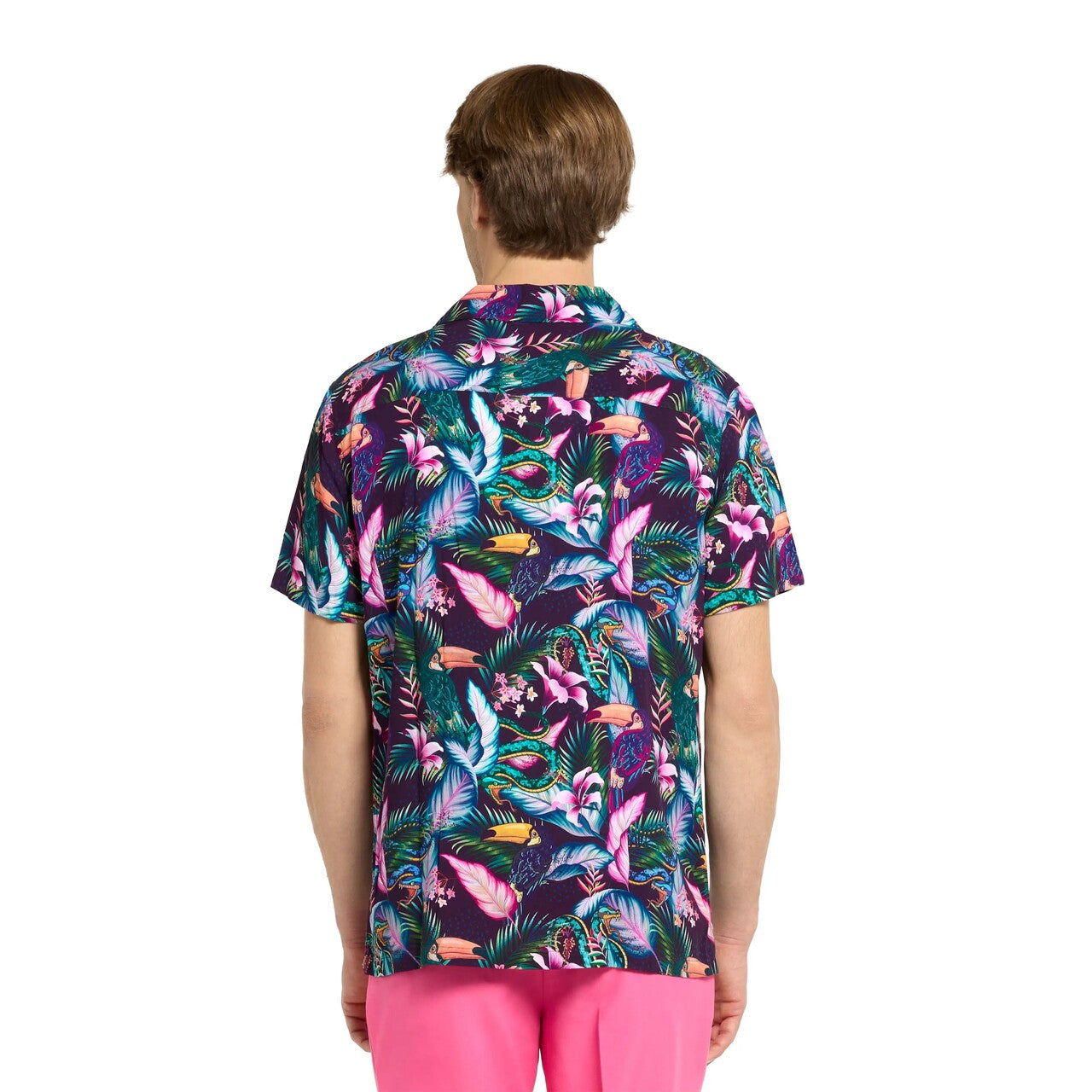 Op deze afbeelding zie je een Kostuums, van het merk Opposuits. Tropical Night Jungle Blouse Man