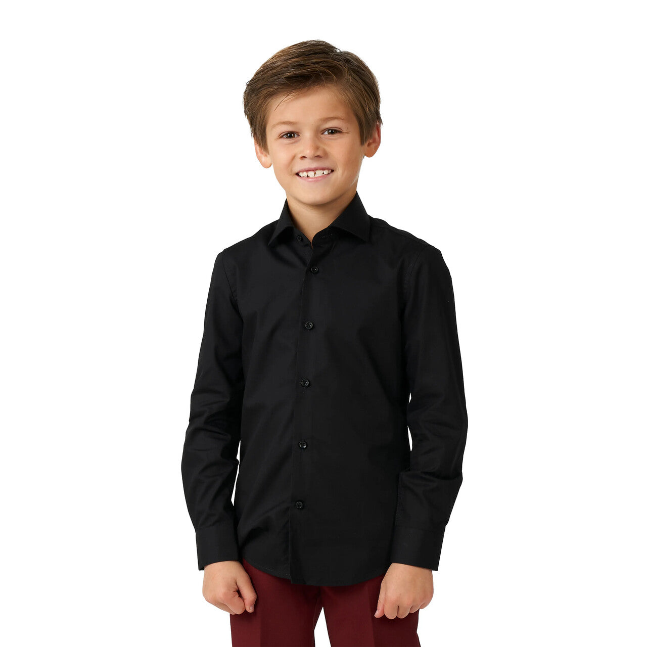 Op deze afbeelding zie je een Kostuums, van het merk Opposuits. Zeer Nette Gelegenheden Blouse Zwart Jongen
