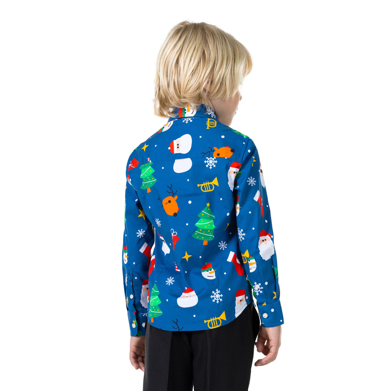 Op deze afbeelding zie je een Kostuums, van het merk Opposuits. Klaar Voor Kerst Foute Kerst Blouse Jongen