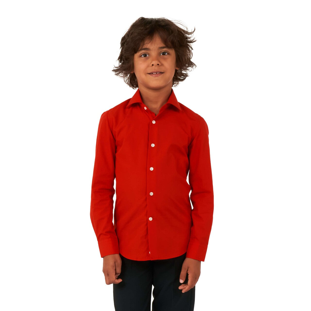 Op deze afbeelding zie je een Kostuums, van het merk Opposuits. Shirt Ls Red Devil Boys Jongen
