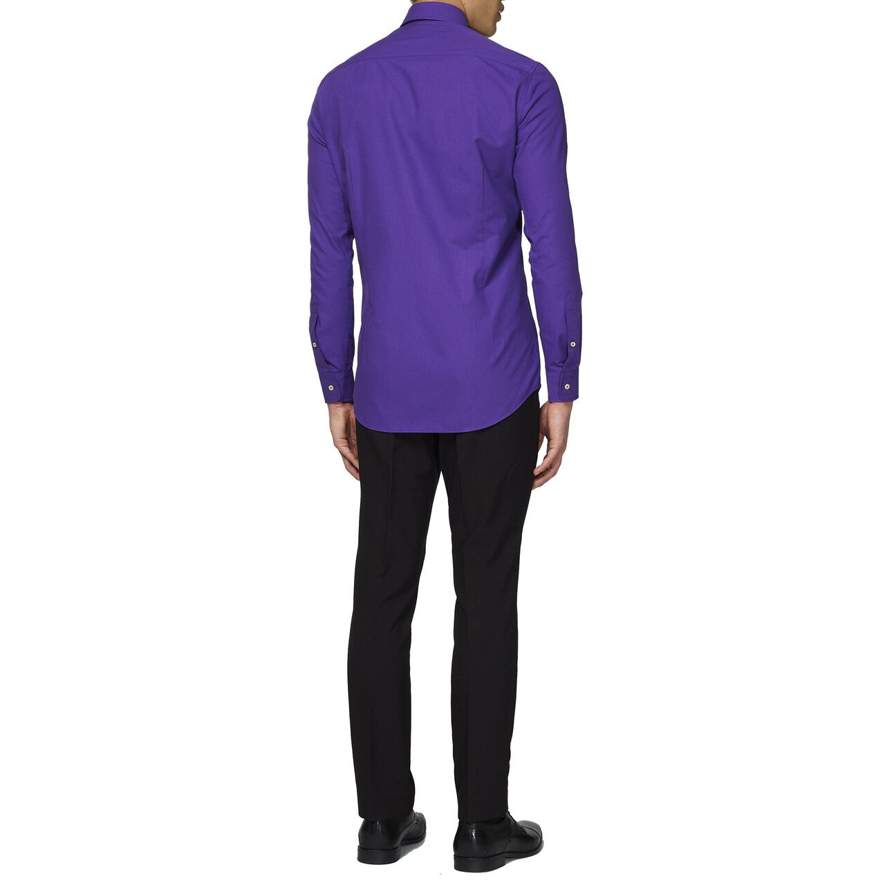 Op deze afbeelding zie je een Kostuums, van het merk Opposuits. Paars Purple Prince Overhemd Lange Mouwen Man