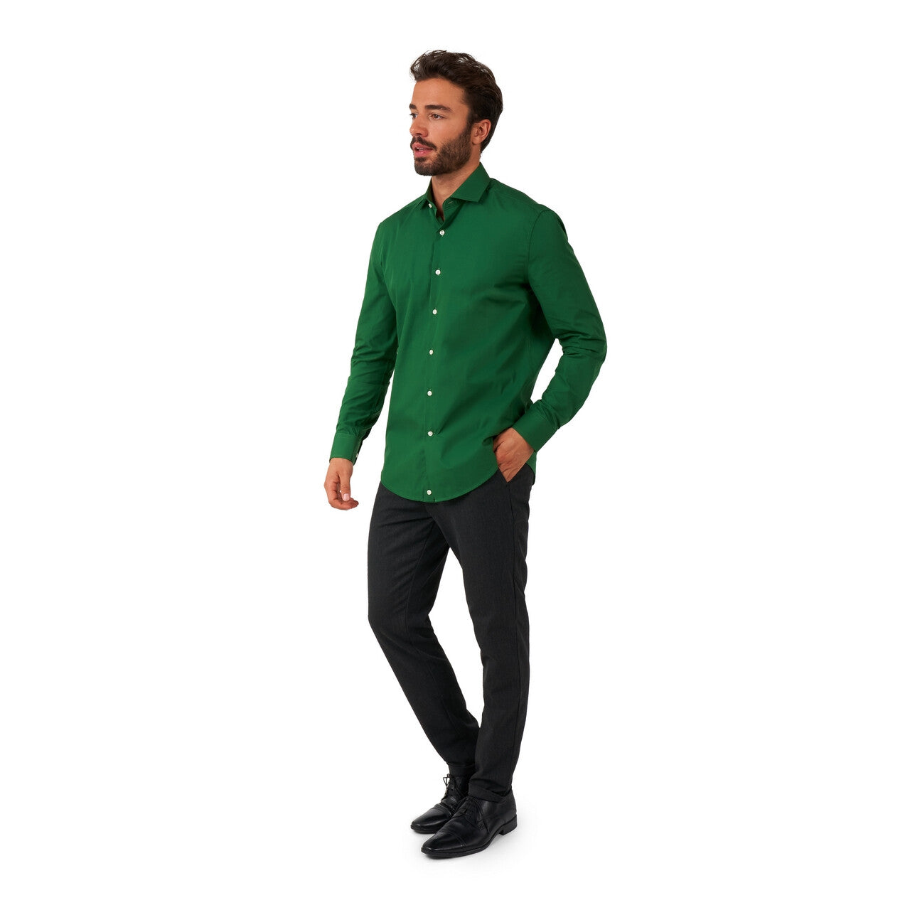 Op deze afbeelding zie je een Kostuums, van het merk Opposuits. Glorious Green Overhemd Man