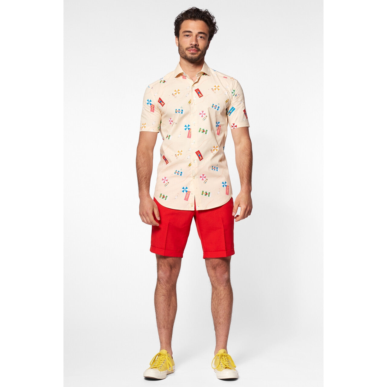 Op deze afbeelding zie je een Kostuums, van het merk Opposuits. Holiday Beach Life Blouse Man