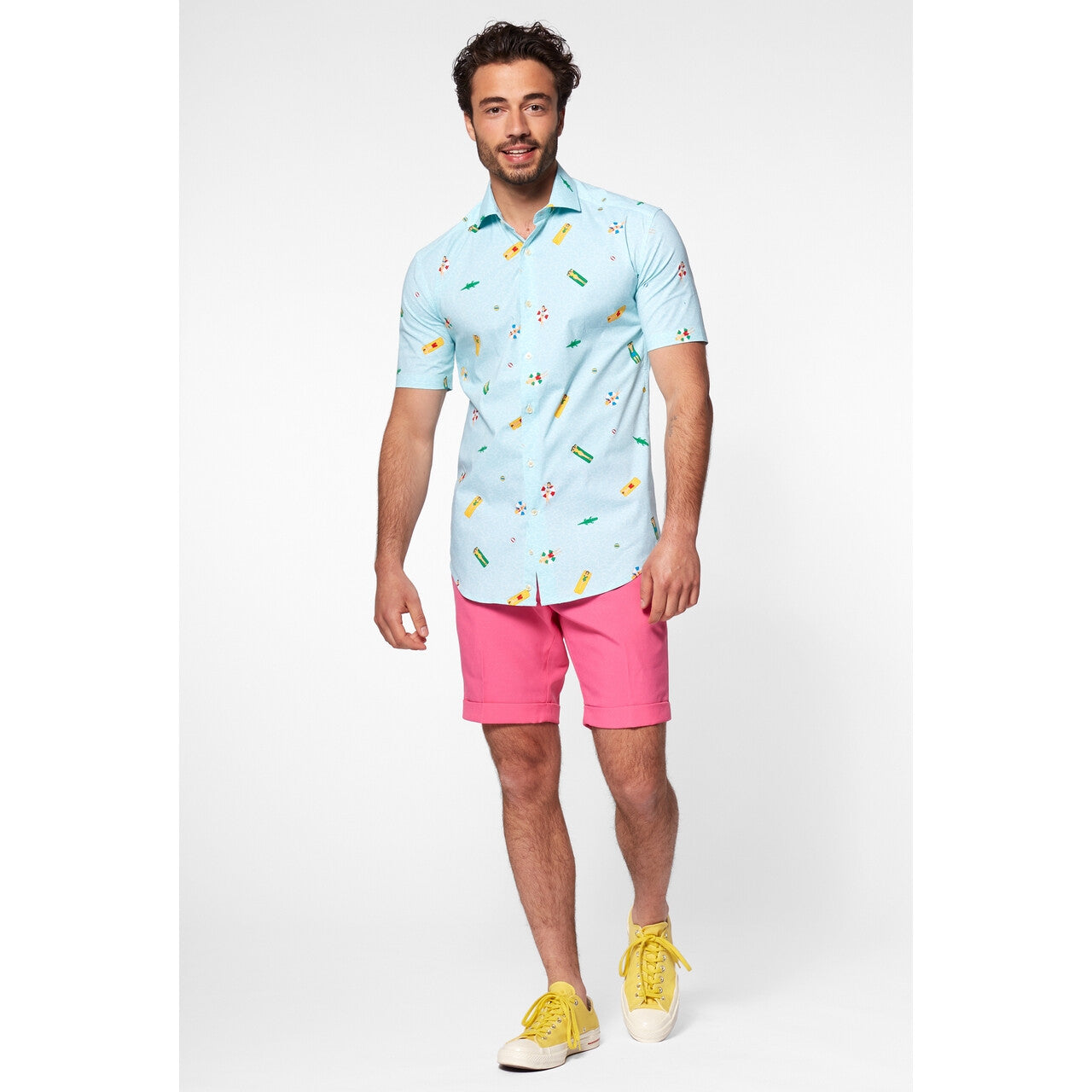 Op deze afbeelding zie je een Kostuums, van het merk Opposuits. Jump In The Pool Life Blouse Man