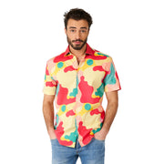 Op deze afbeelding zie je een Kostuums, van het merk Opposuits. Hiding For Love Camo Blouse Man
