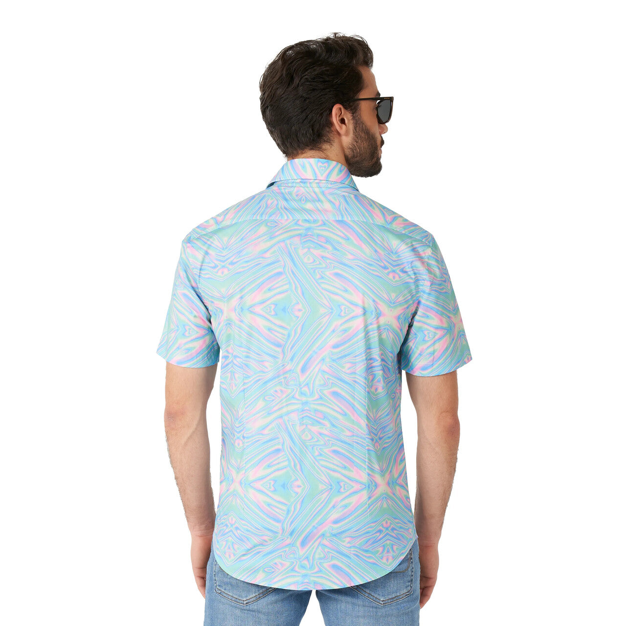 Op deze afbeelding zie je een Kostuums, van het merk Opposuits. Holoperfect Festival Blouse Man