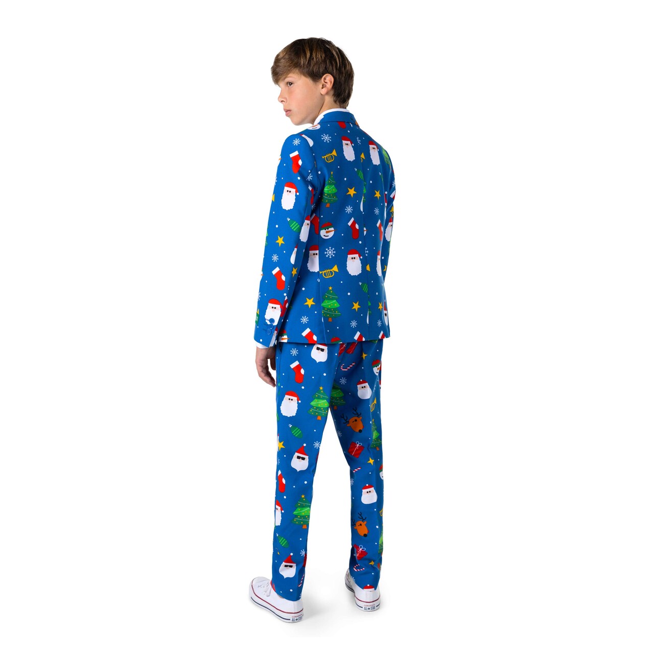 Op deze afbeelding zie je een Kostuums, van het merk Opposuits. Teen Boys Festivity Blue Jongen Kostuum