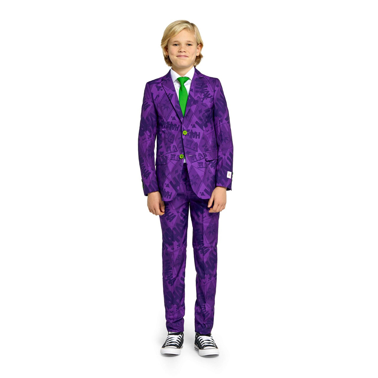 Op deze afbeelding zie je een Kostuums, van het merk Opposuits. Teen Boys The Joker™ Jongen Kostuum