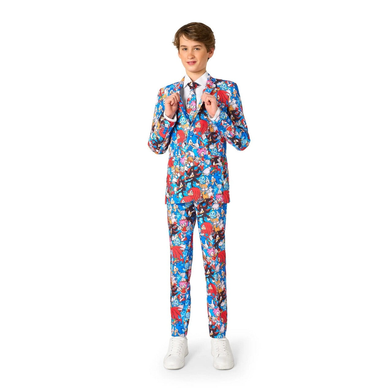 Op deze afbeelding zie je een Kostuums, van het merk Opposuits. Sonic The Hedgehog Jongen Kostuum